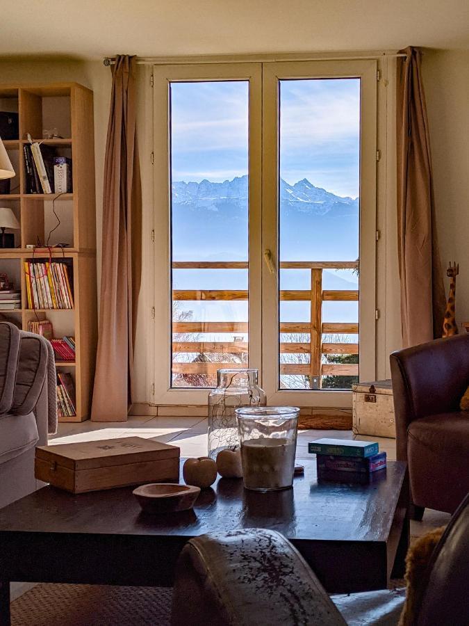Maison Familiale En Montagne Avec Vue Merveilleuse Sur Le Massif De Belledonne Saint-Bernard  Exterior photo