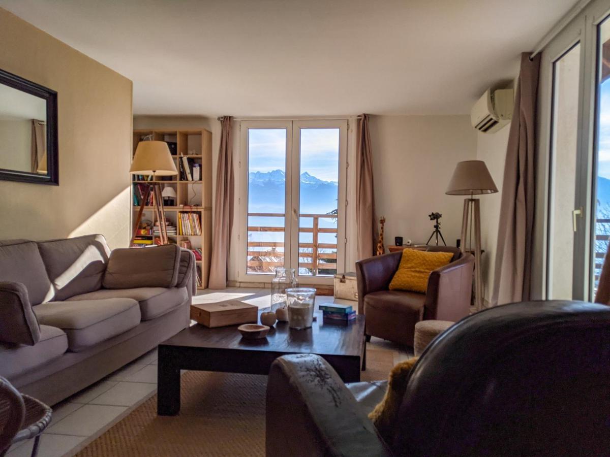 Maison Familiale En Montagne Avec Vue Merveilleuse Sur Le Massif De Belledonne Saint-Bernard  Exterior photo